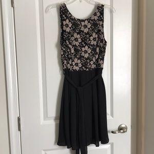 Slinky low back holiday dress